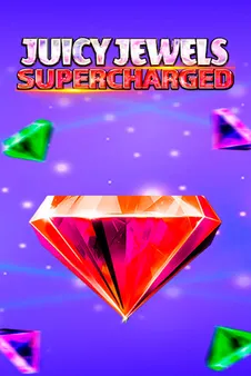 Juicy Jewels Supercharged game poster at Kaasino Casino